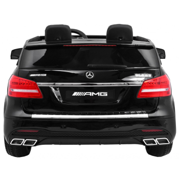 Auto na akumulator Mercedes AMG GLS63 dla dzieci Czarny + Lakierowany + 4x4 + Nawiew powietrza